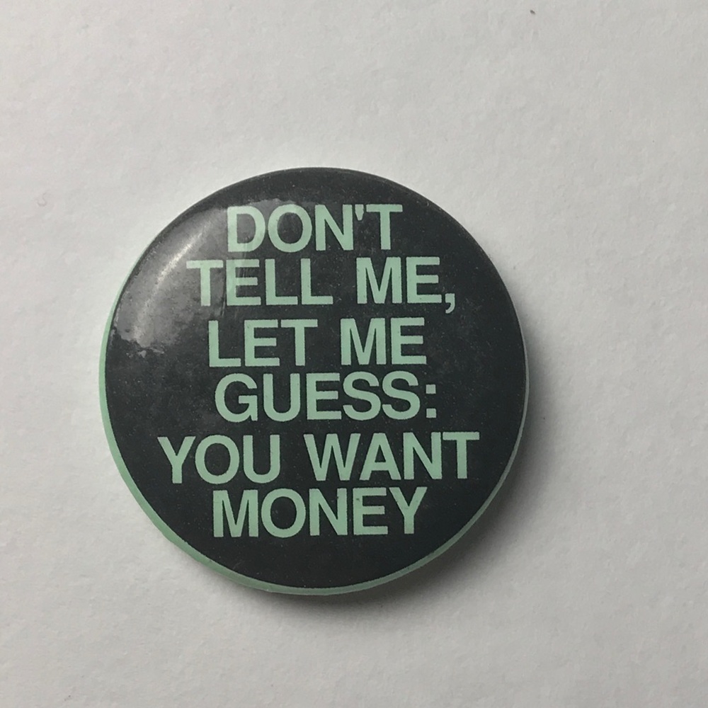 Vintage 1.25 Inch Pinback Button